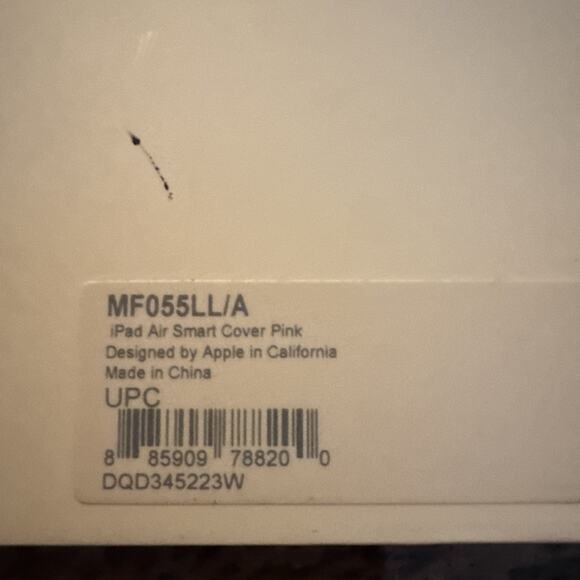 GENUINE Apple Smart Cover for iPad Air MF05LL/A Pink - Brand New - Picture 3 of 3